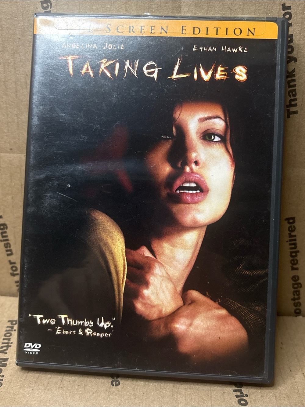 Warner Bros. DVD — Black and Yellow Thriller Cover